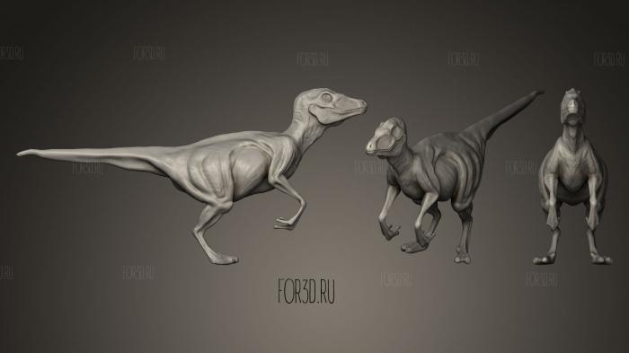 Динозавр 3d stl модель для ЧПУ